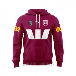 Sweats A Capuche Queensland Maroons Rugby 2024 Rouge