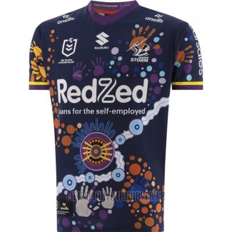 Maillot Melbourne Storm Rugby 2024 Indigene