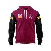 Sweats A Capuche Queensland Maroons Rugby 2024 Rouge Noir